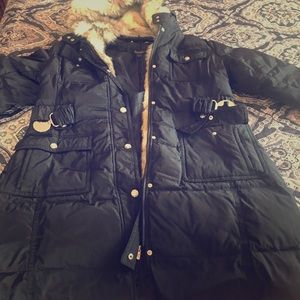 Black winter coat